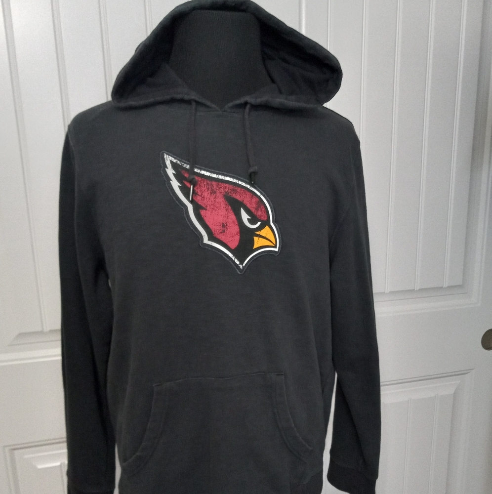 Majestic Arizona Cardinals Hoodie Size Large Heath
